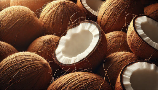 Noix de coco, ingrédient pour un lait végétal maison à congeler en portions