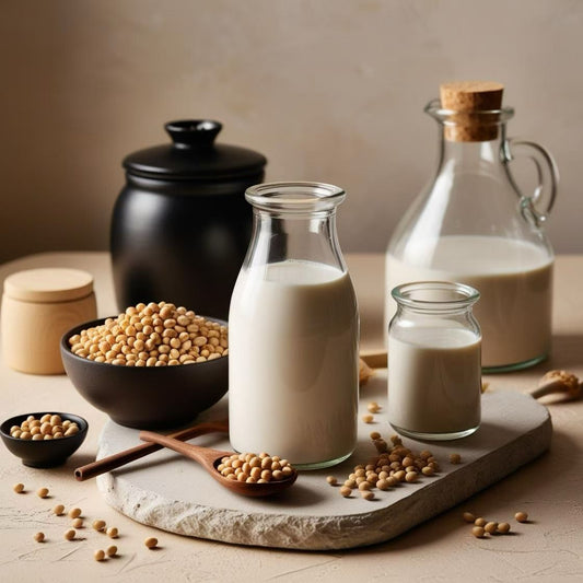 Lait de soja fait maison, riche et onctueux