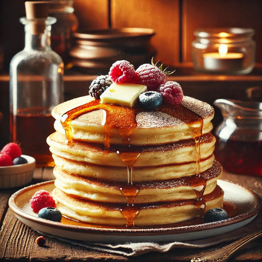 Pancakes moelleux maison, parfaits pour un petit-déjeuner gourmand