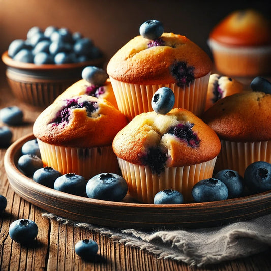 Muffins aux myrtilles moelleux faits maison