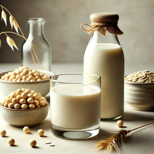 Lait végétal maison au soja et à l’avoine