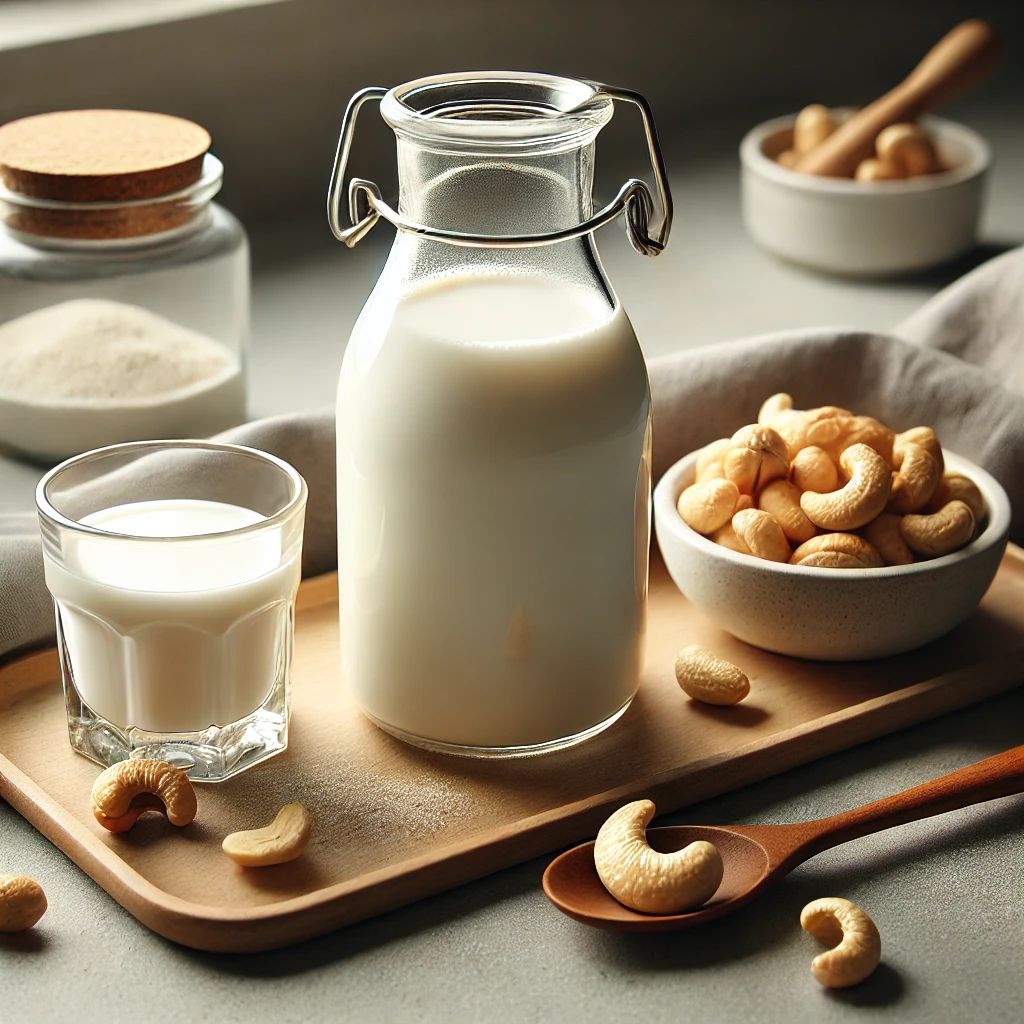 Lait de noix de cajou onctueux et fait maison